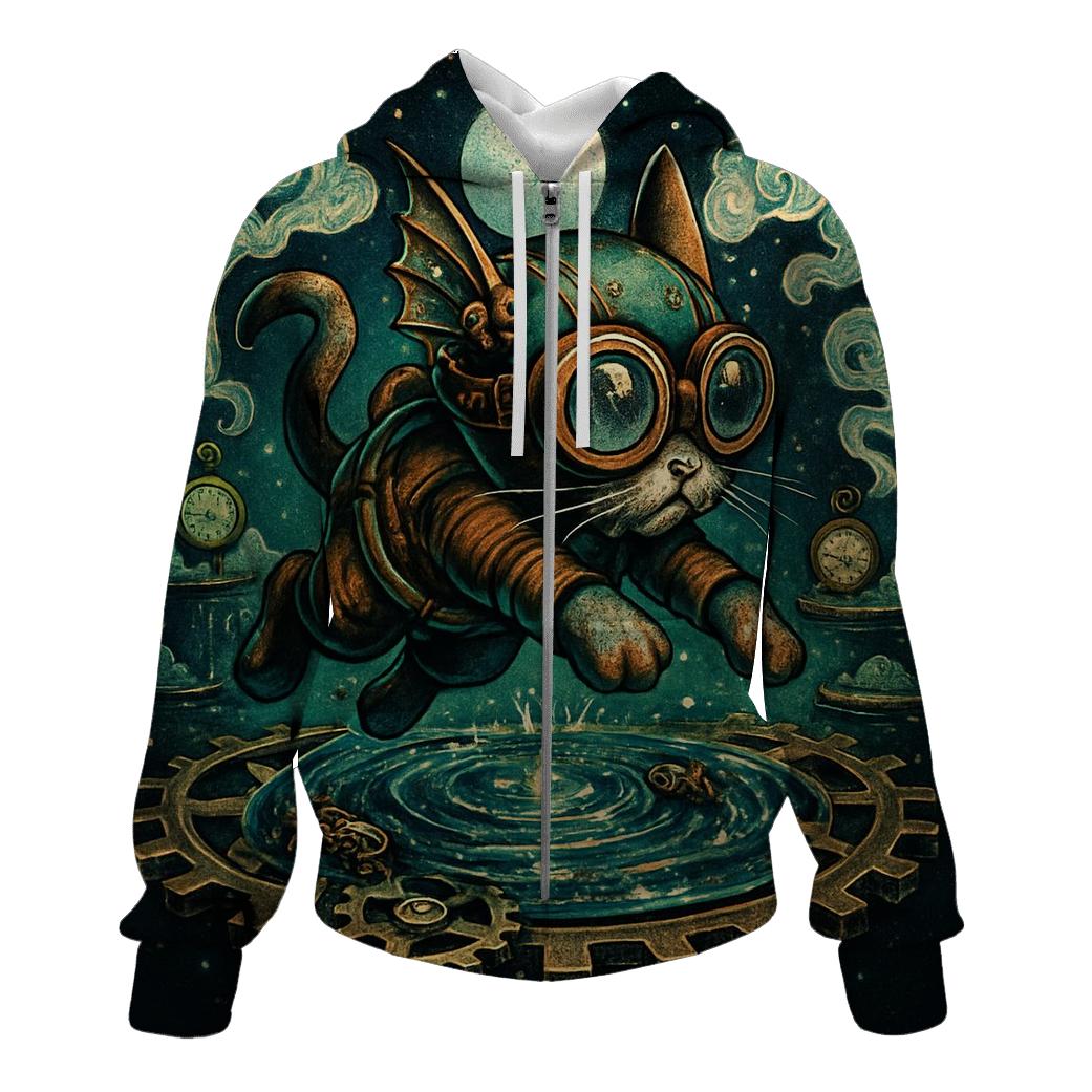 Clockwork Lagoon Cat hoodie trends