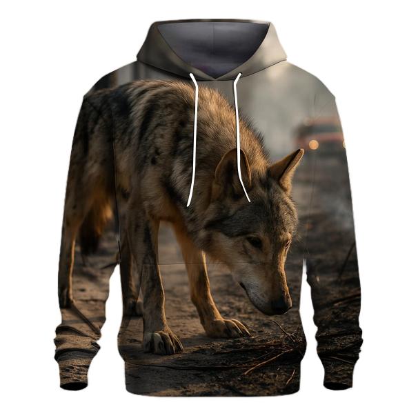 Firebreak Sentinel Wolf In Post Burn Forest Survey hoodie trends