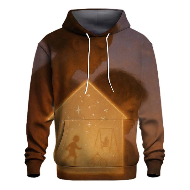 The Heart As Home The Place She Built Inside You printed hoodies