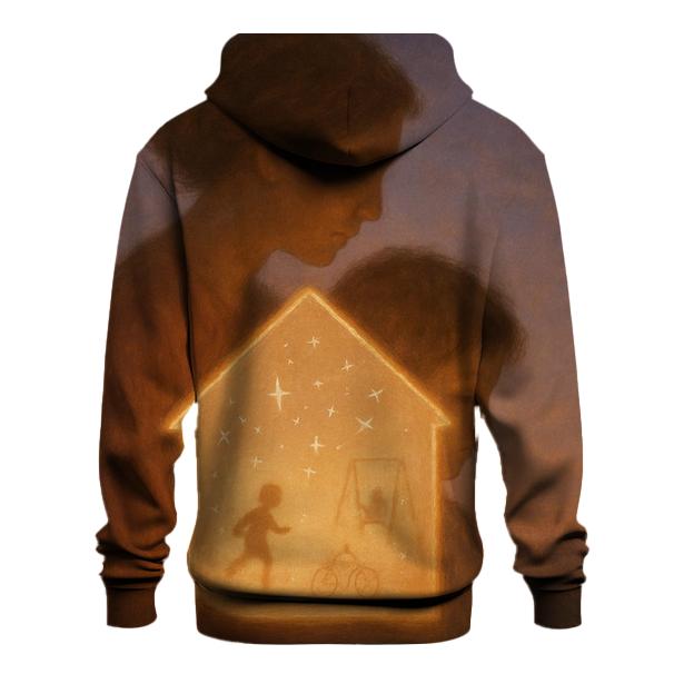 The Heart As Home The Place She Built Inside You printed hoodies