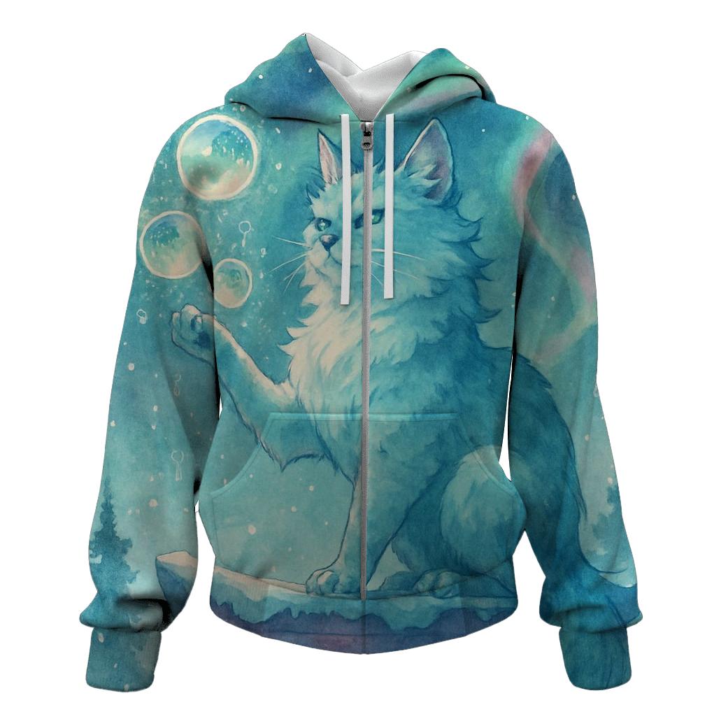 Aurora Lantern Guardian Cat hoodie trends