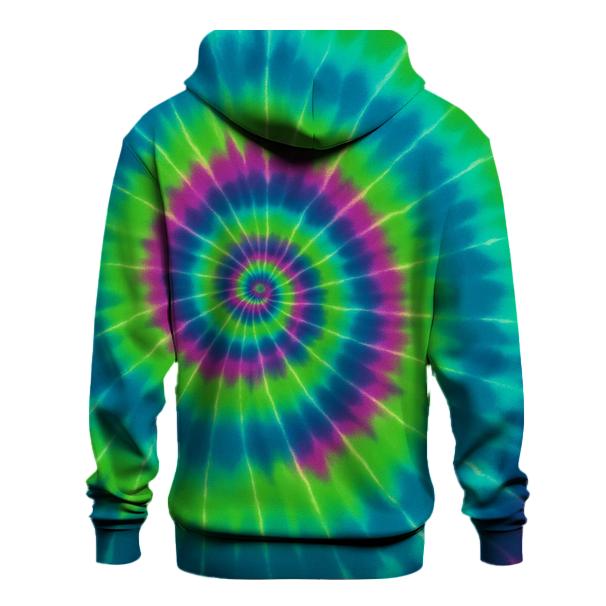 Aurora Overdye Spiral Nexus graphic hoodies