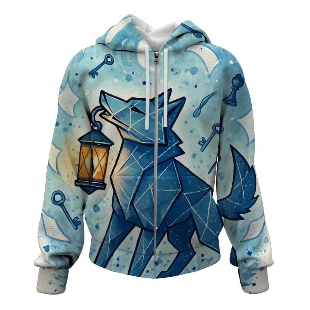Lantern Wolf Of The Paper Storm hoodie designs