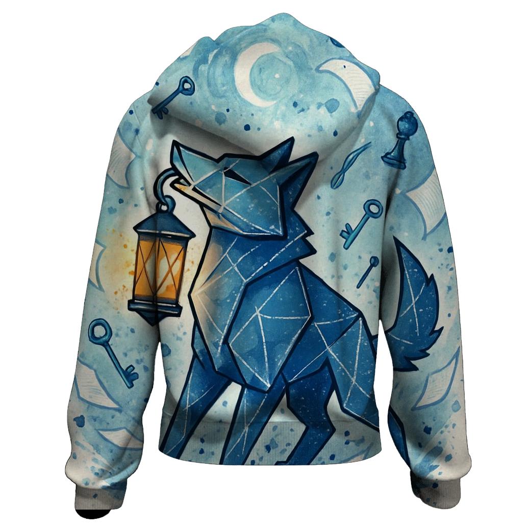 Lantern Wolf Of The Paper Storm hoodie designs