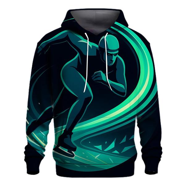 Aurora Line Speed Skating custom hoodies