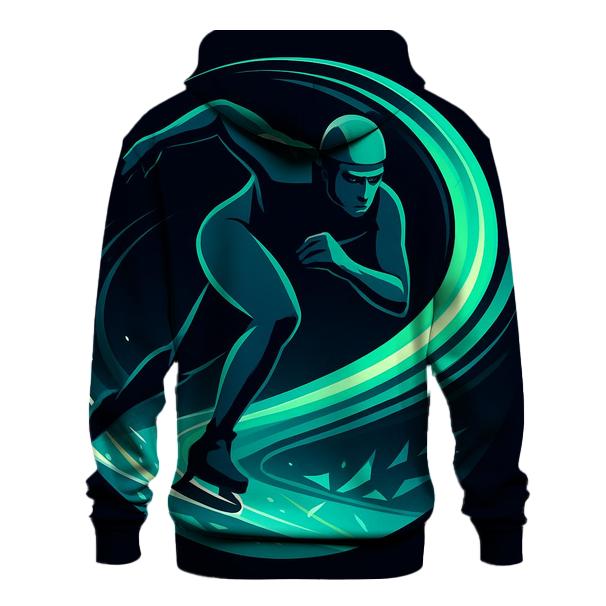 Aurora Line Speed Skating custom hoodies