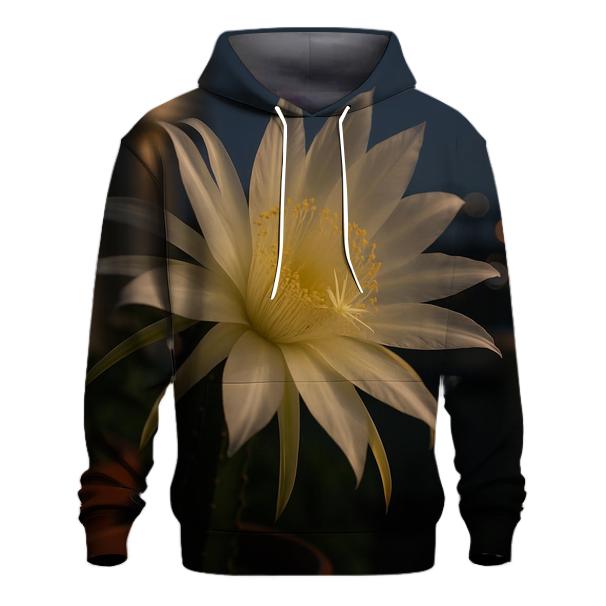 Night Blooming Cereus On Urban Rooftop hoodie trends