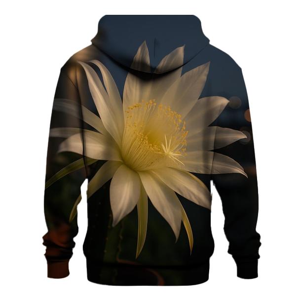 Night Blooming Cereus On Urban Rooftop hoodie trends