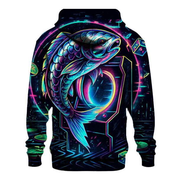 Chrono Koi Arcade Drift zip-up hoodies