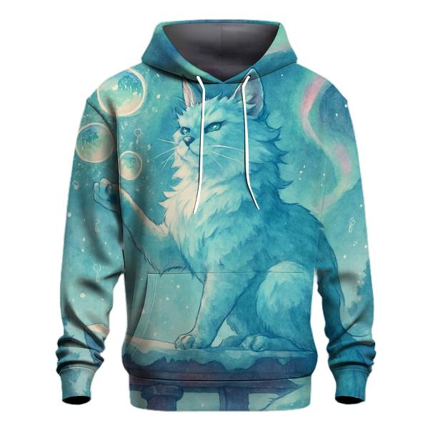 Aurora Lantern Guardian Cat graphic hoodies