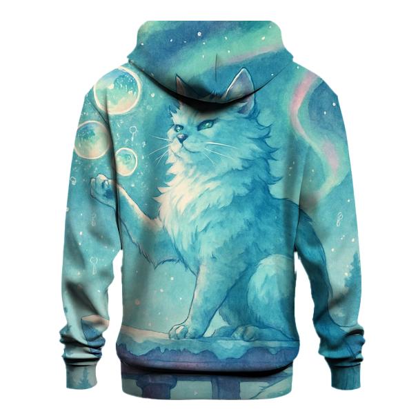 Aurora Lantern Guardian Cat graphic hoodies