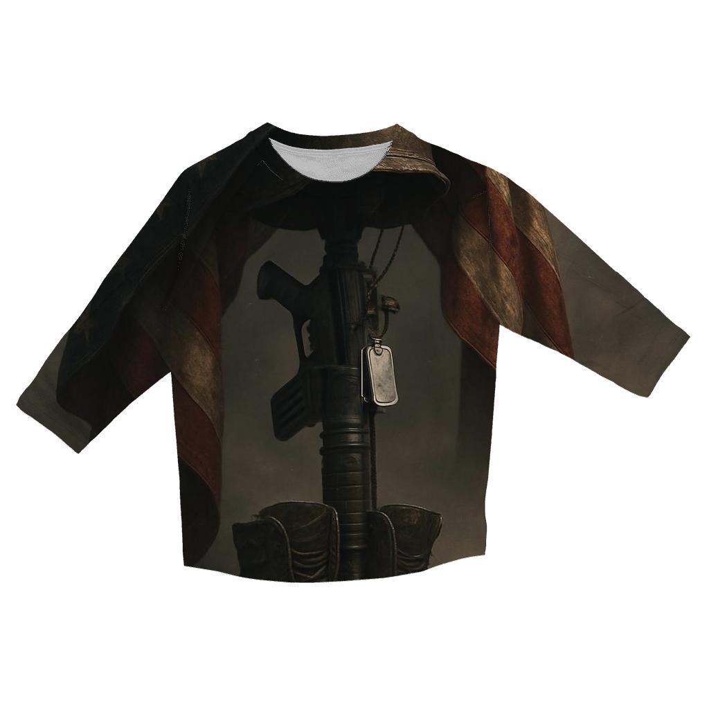 Last Light Over The Fallen Standard stylish quarter sleeve tops