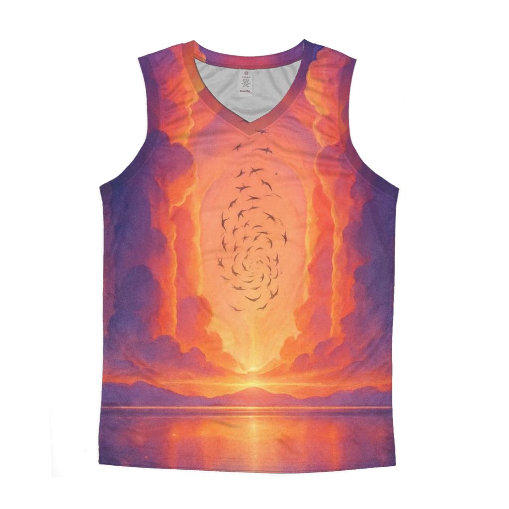 Cathedral Of Dusk Clouds casual summer tank tops
