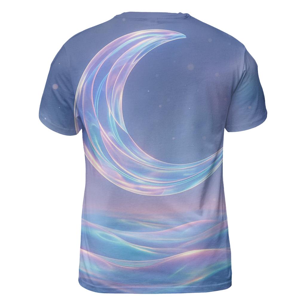 Prism Tides Of The Silent Moon artistic all-over print tops