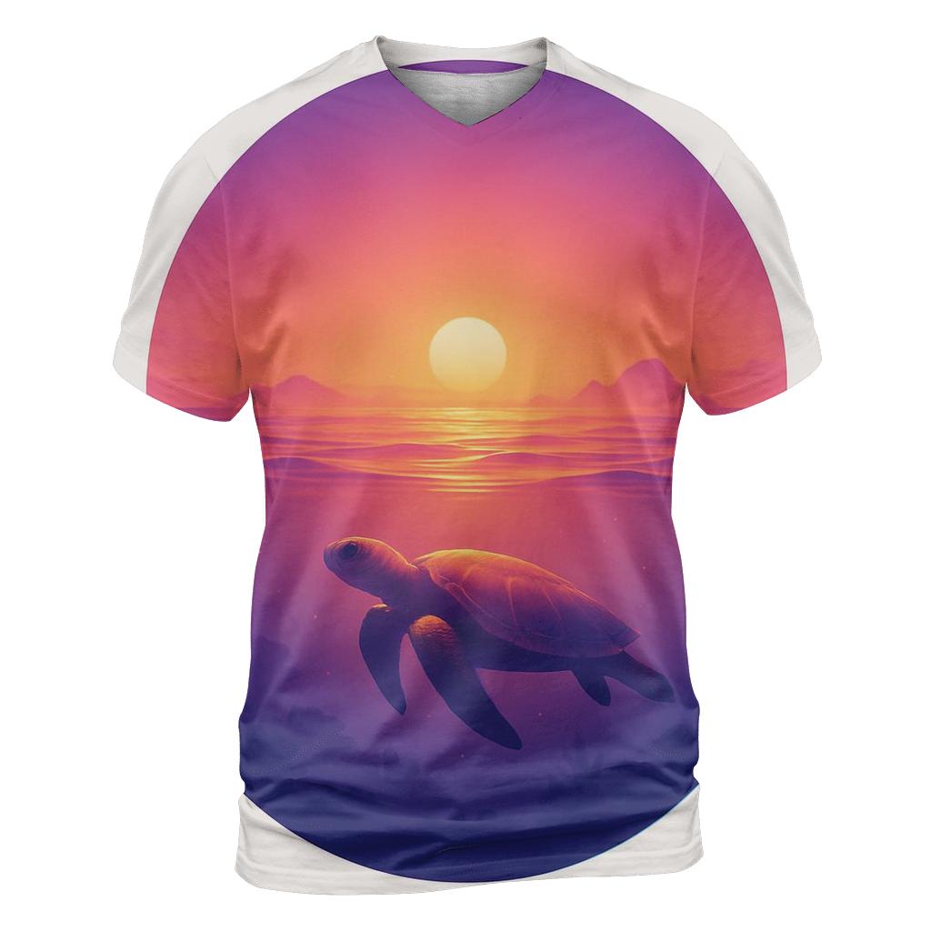 Ember Reef Afterglow statement graphic shirts