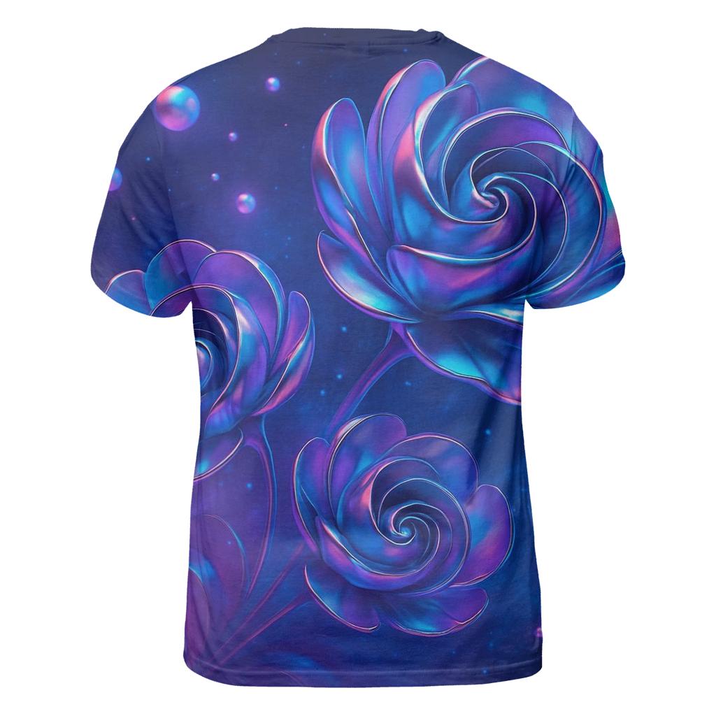 Chrome Bloom Nebula Garden personalized full print shirts