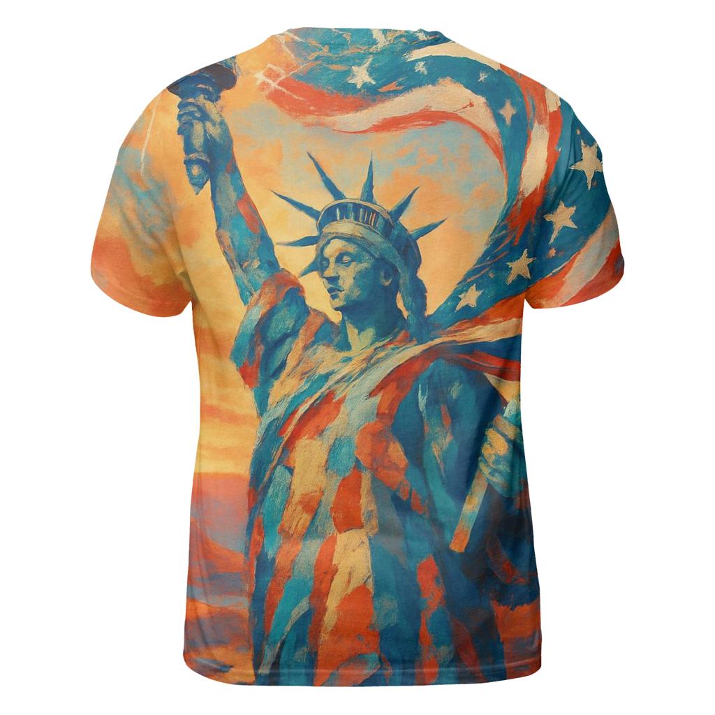 Liberty Current Through The Canyon Sky designer pattern shirts