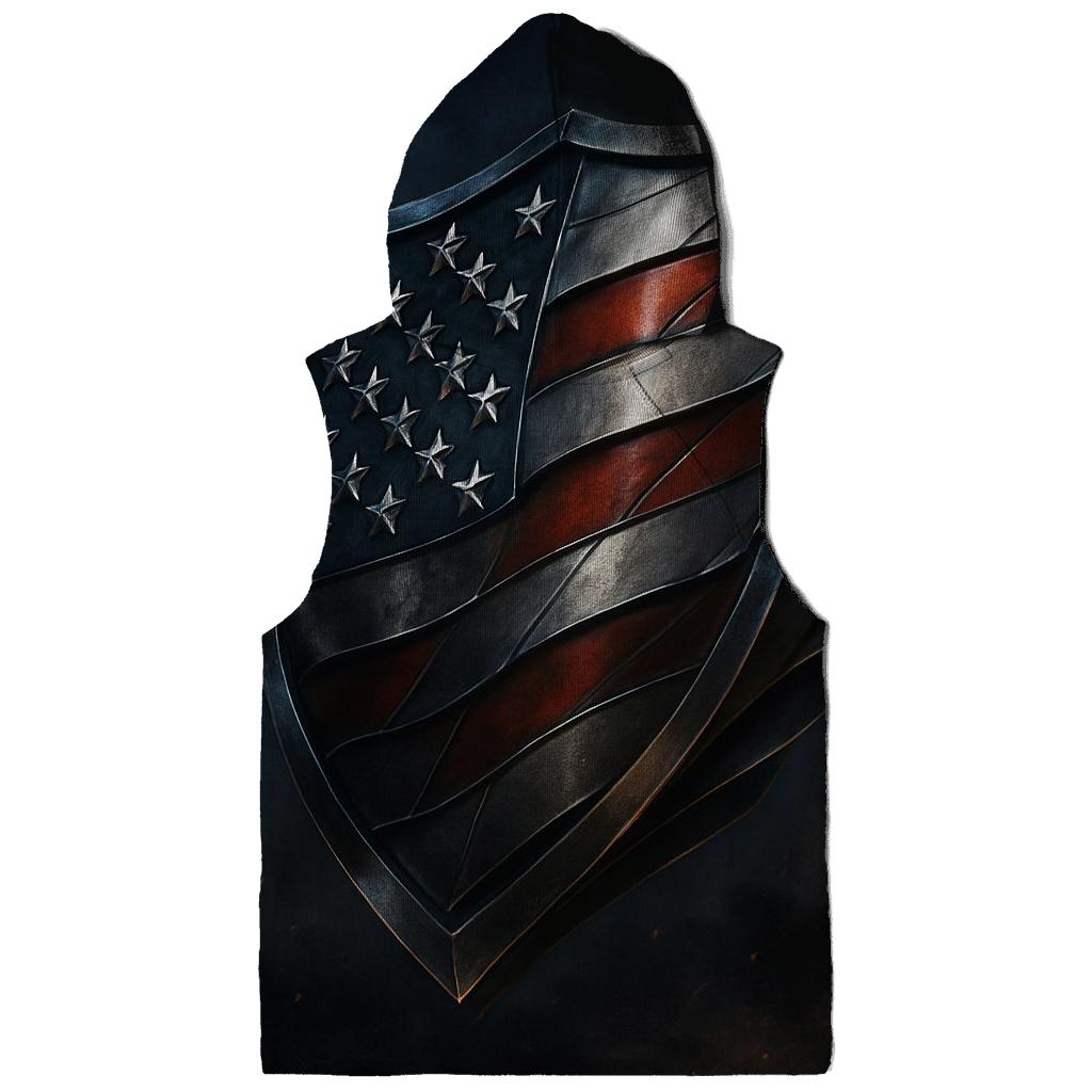 Forged Stars Over Midnight Steel embroidered hoodies