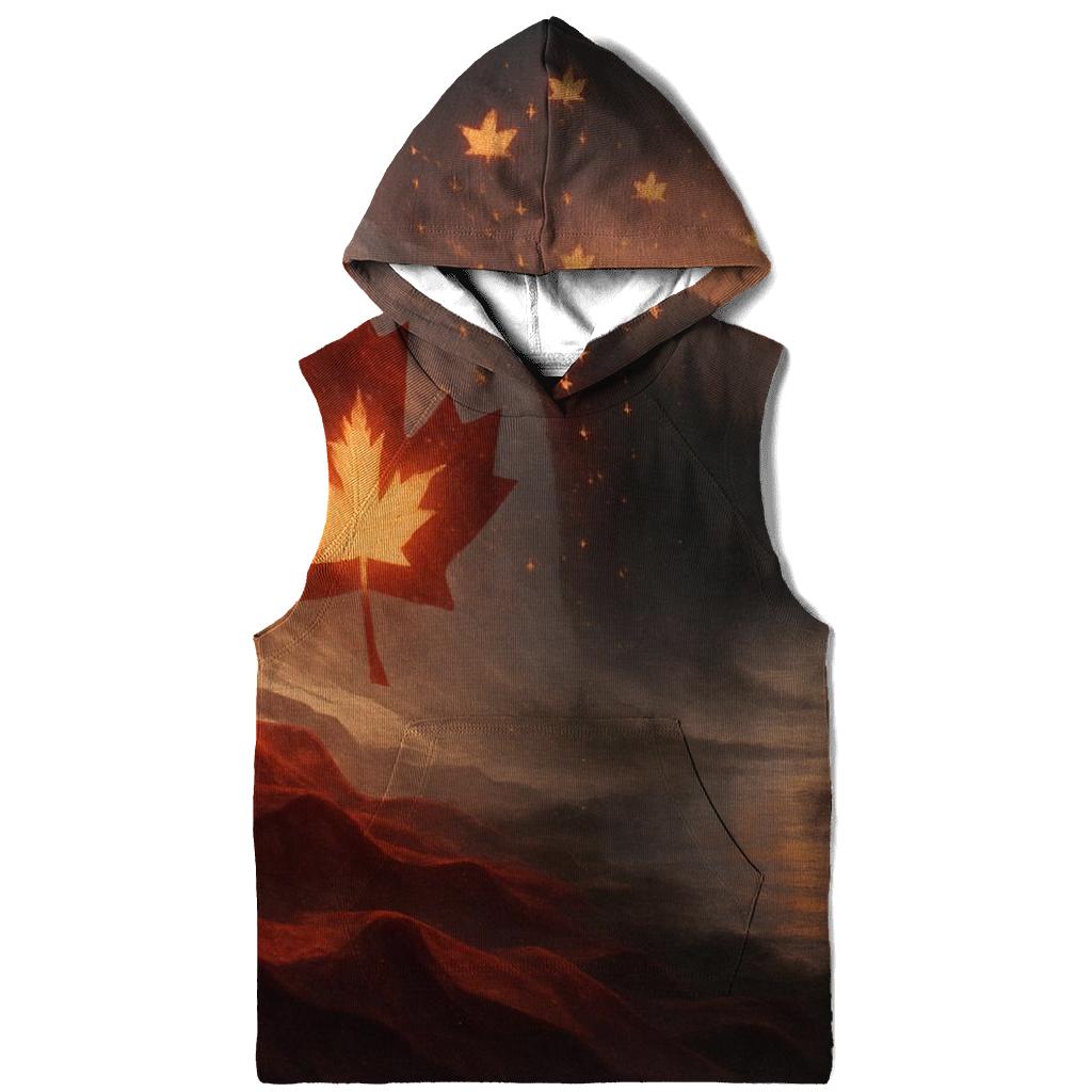 Canada Boreal Flag Aurora designer hoodies