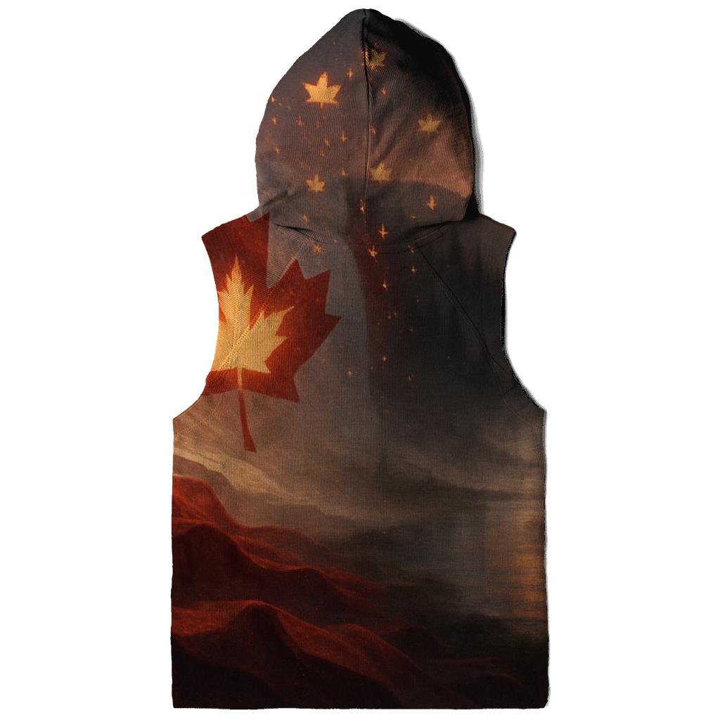 Canada Boreal Flag Aurora designer hoodies