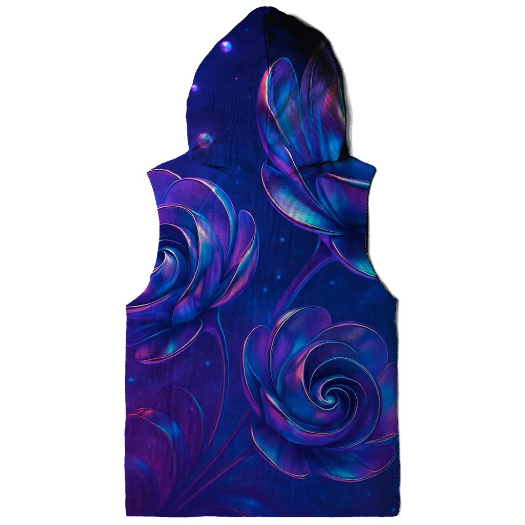 Chrome Bloom Nebula Garden pullover hoodies