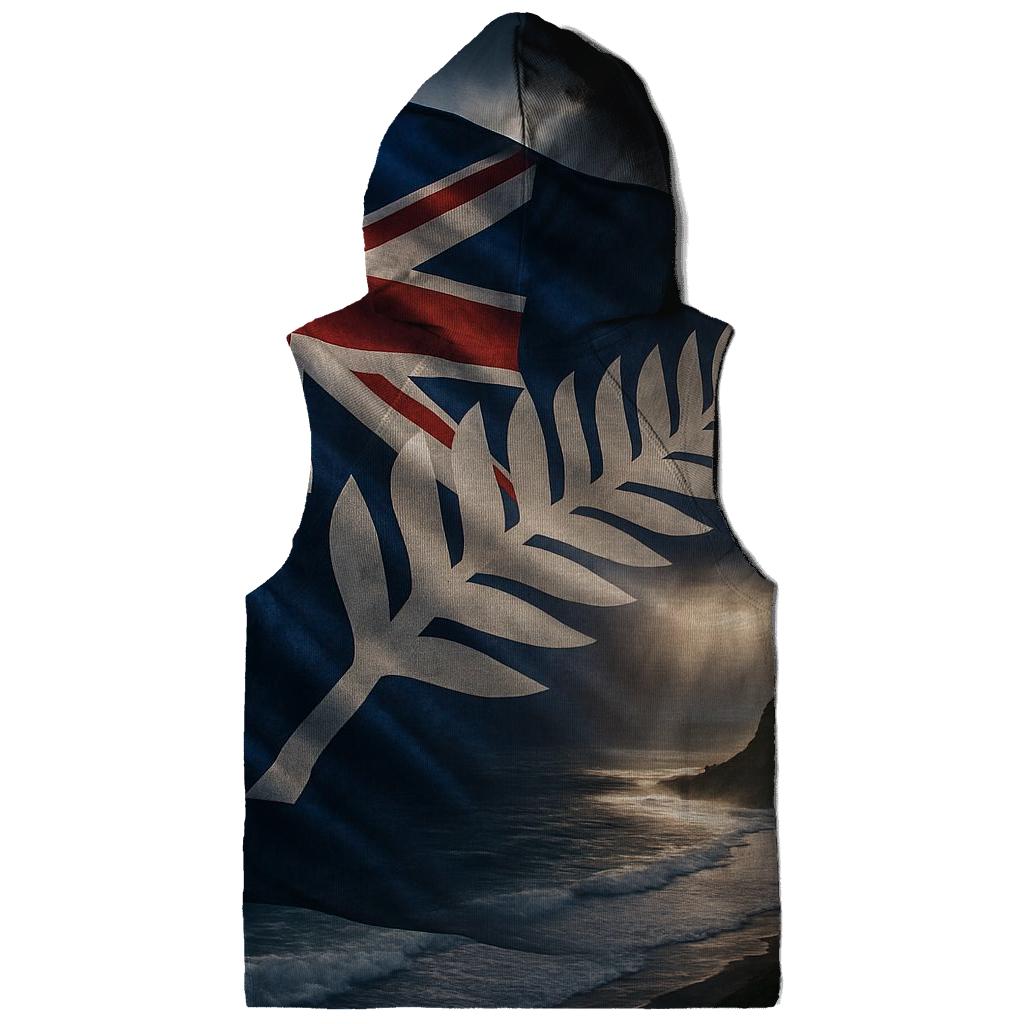 New Zealand Stormlit Silver Fern Flag hoodie trends
