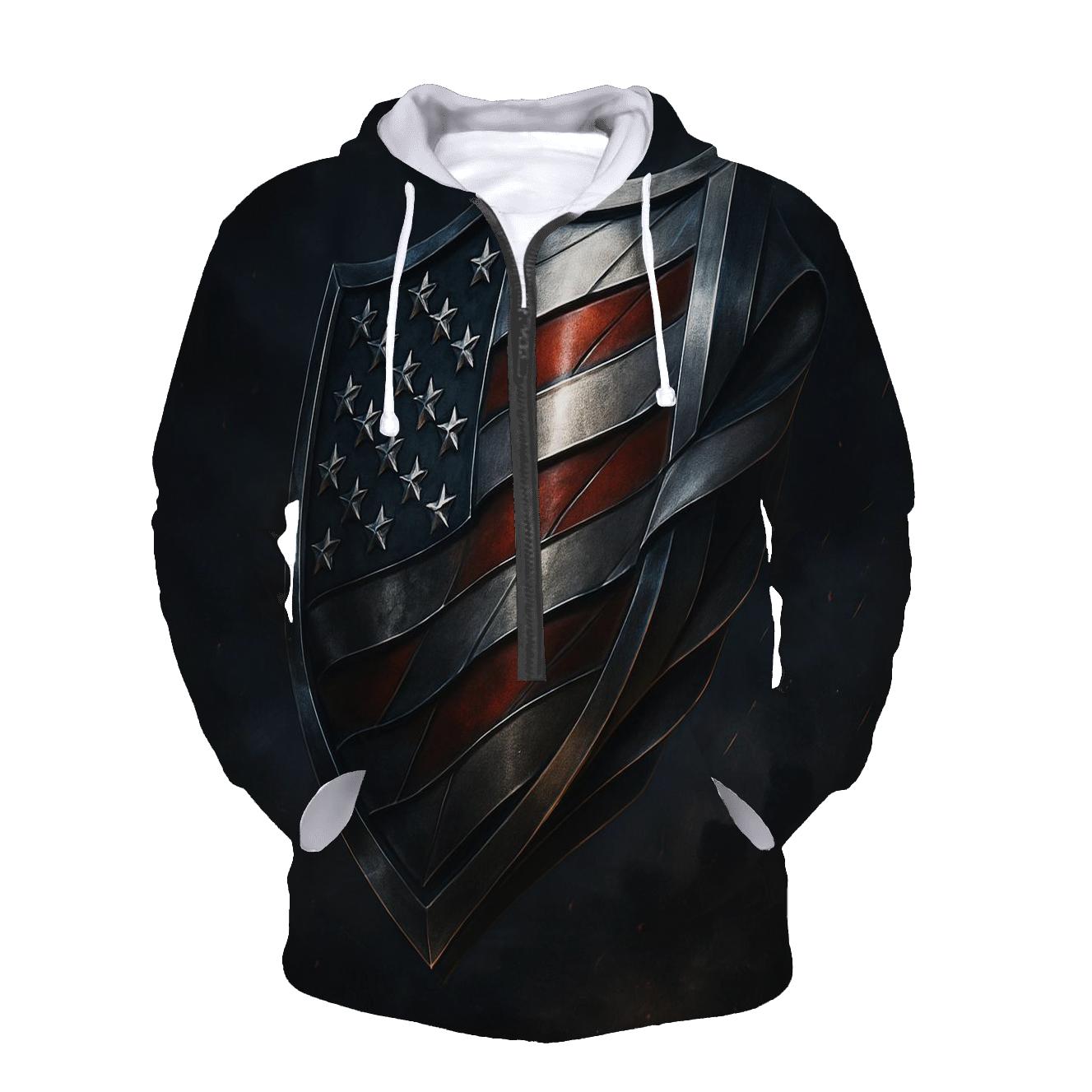 Forged Stars Over Midnight Steel designer hoodies