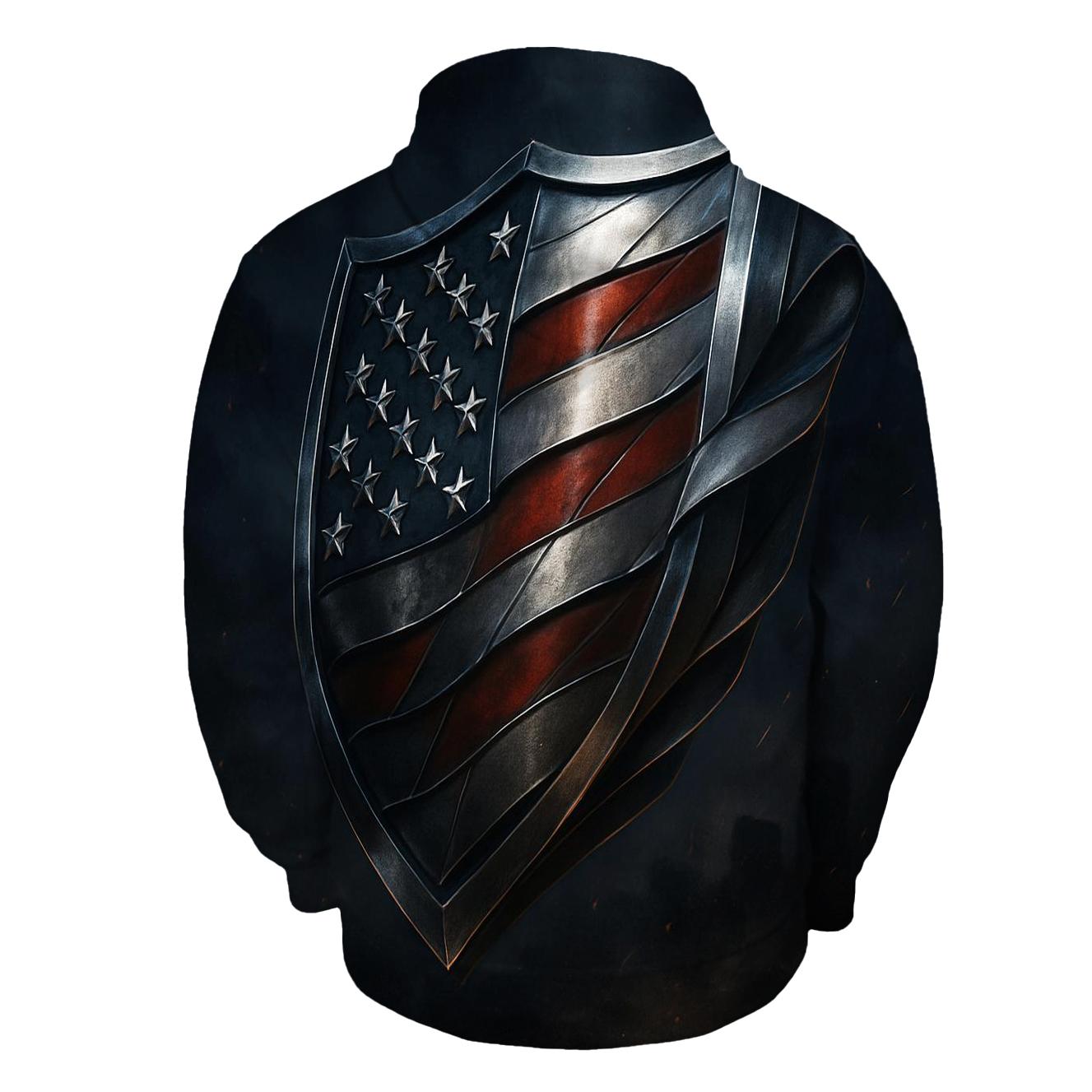 Forged Stars Over Midnight Steel designer hoodies