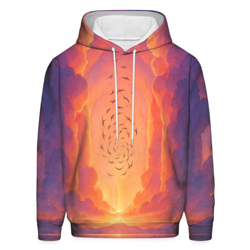Cathedral Of Dusk Clouds zip-up hoodies