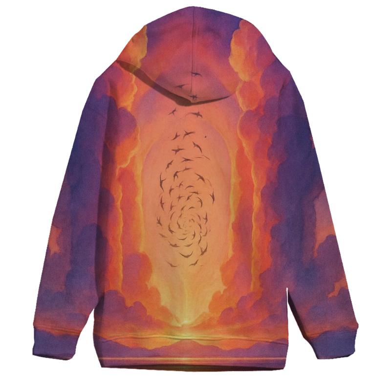Cathedral Of Dusk Clouds zip-up hoodies