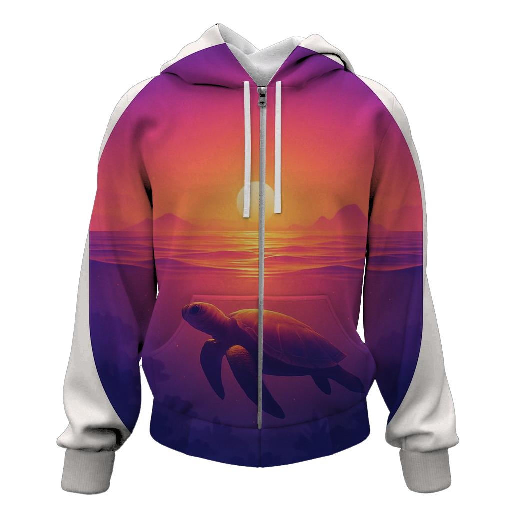 Ember Reef Afterglow graphic hoodies
