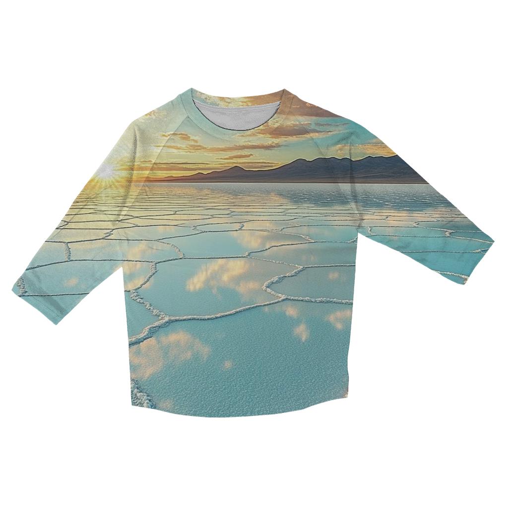 Salar De Uyuni Salt Flats - Uyuni trendy 3/4 sleeve tops