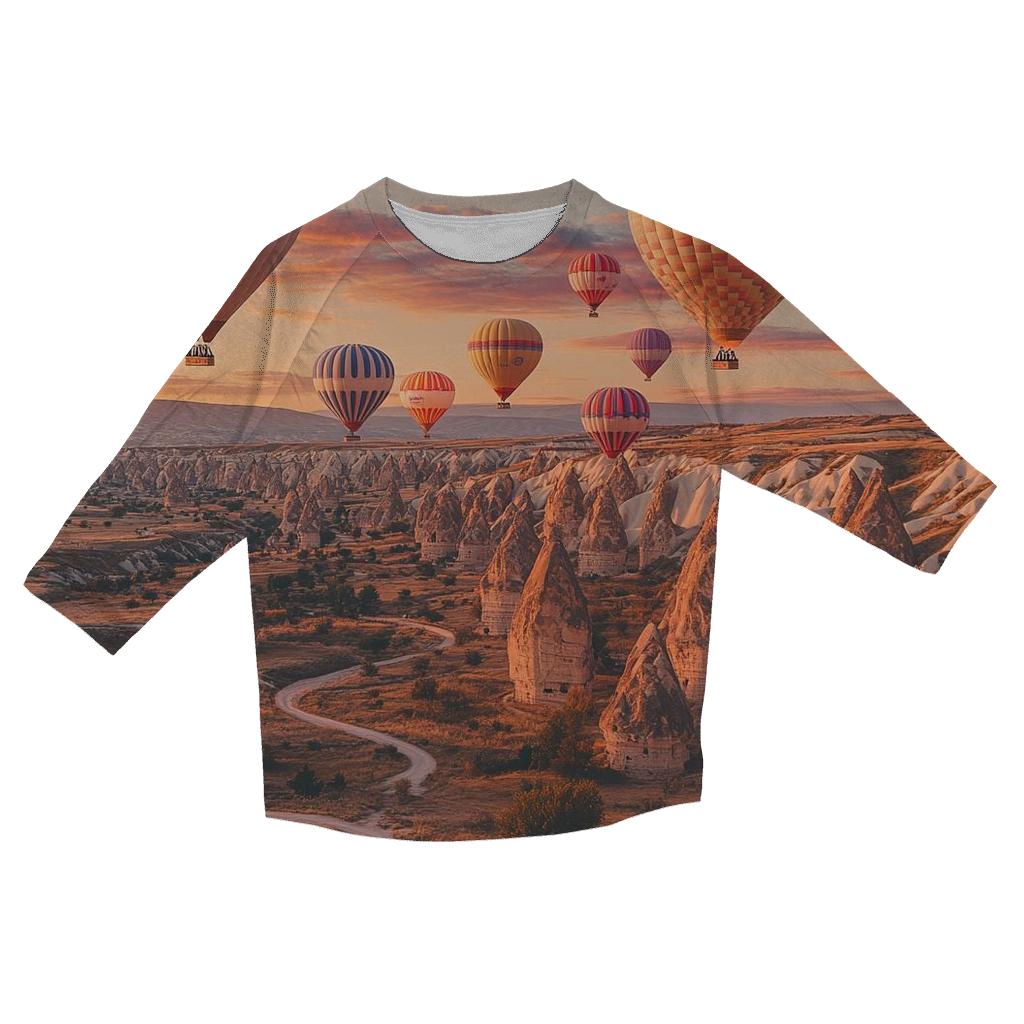 Cappadocia Fairy Chimneys - Goreme stylish quarter sleeve tops