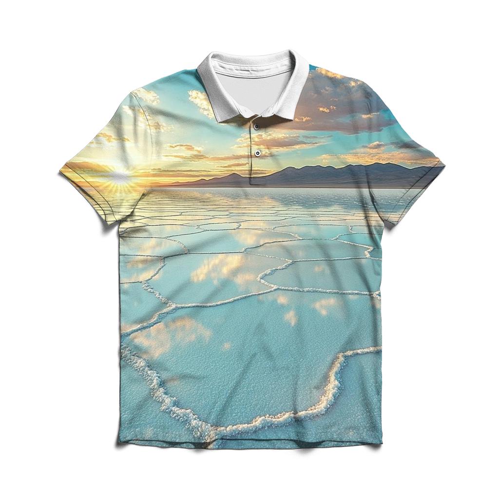 Salar De Uyuni Salt Flats - Uyuni personalized polo shirts