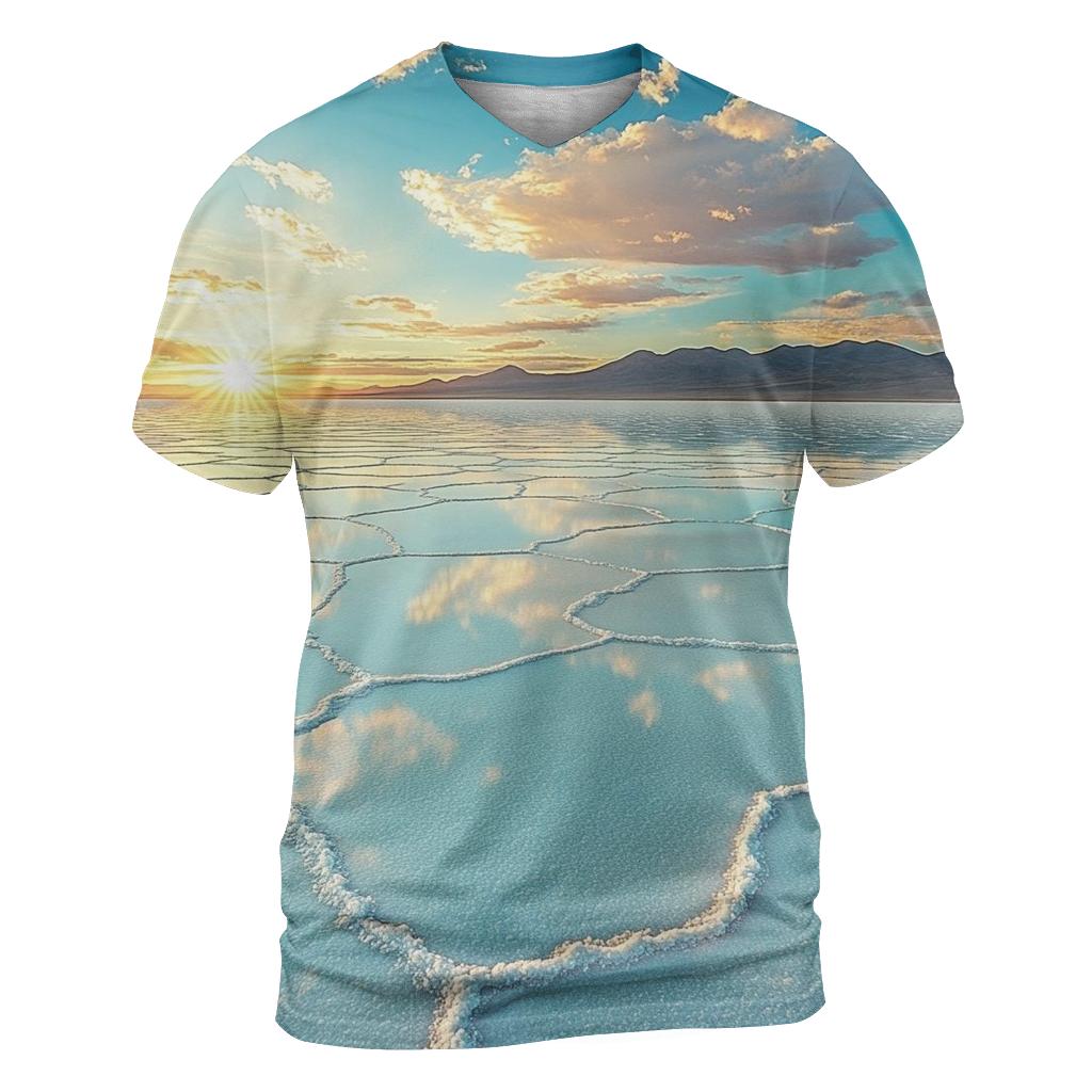 Salar De Uyuni Salt Flats - Uyuni creative print fashion shirts