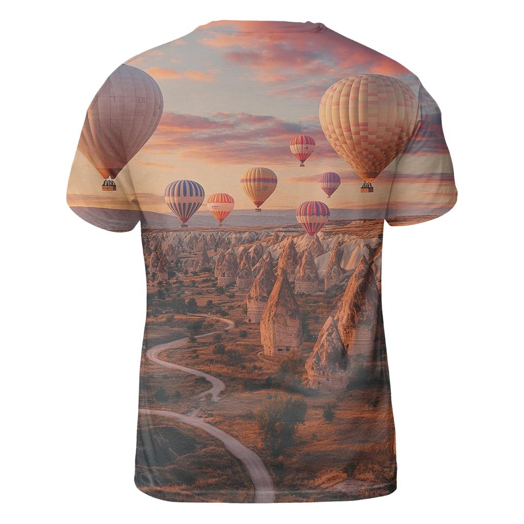 Cappadocia Fairy Chimneys - Goreme vibrant all-over design tees