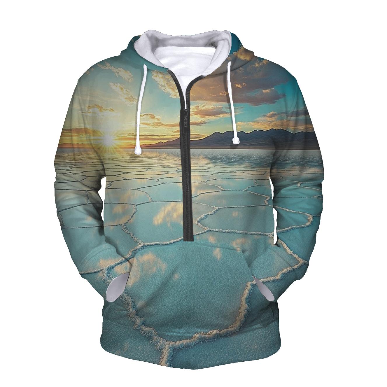 Salar De Uyuni Salt Flats - Uyuni zip-up hoodies