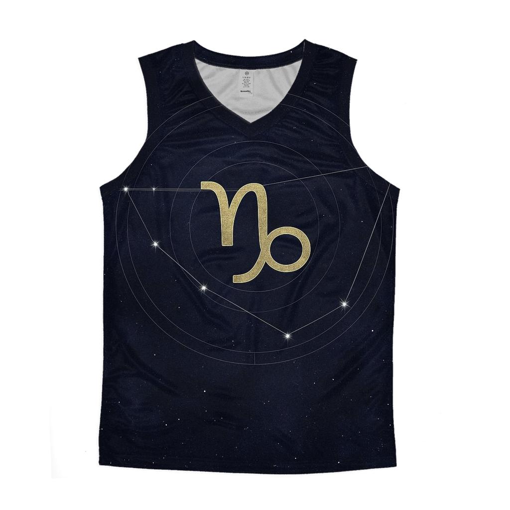 Saturn Return Capricorn Celestial Blueprint graphic print tank tops