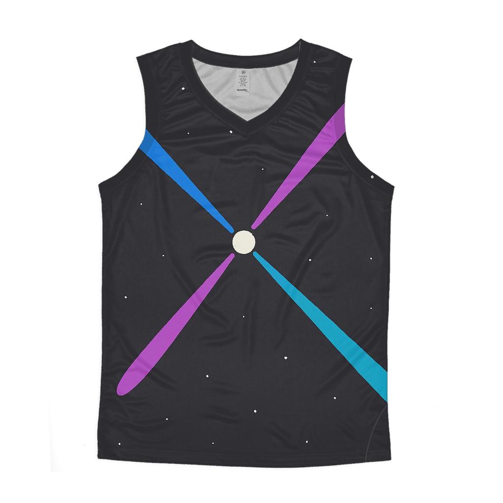 Pulsar Jet Lattice Tapestry trendy fitted tank tops