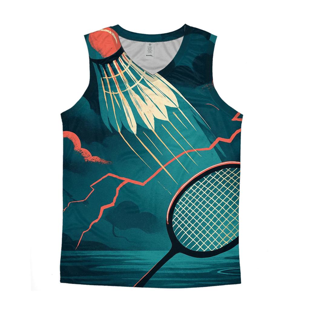 Monsoon Court Badminton Smash sports performance tank tops