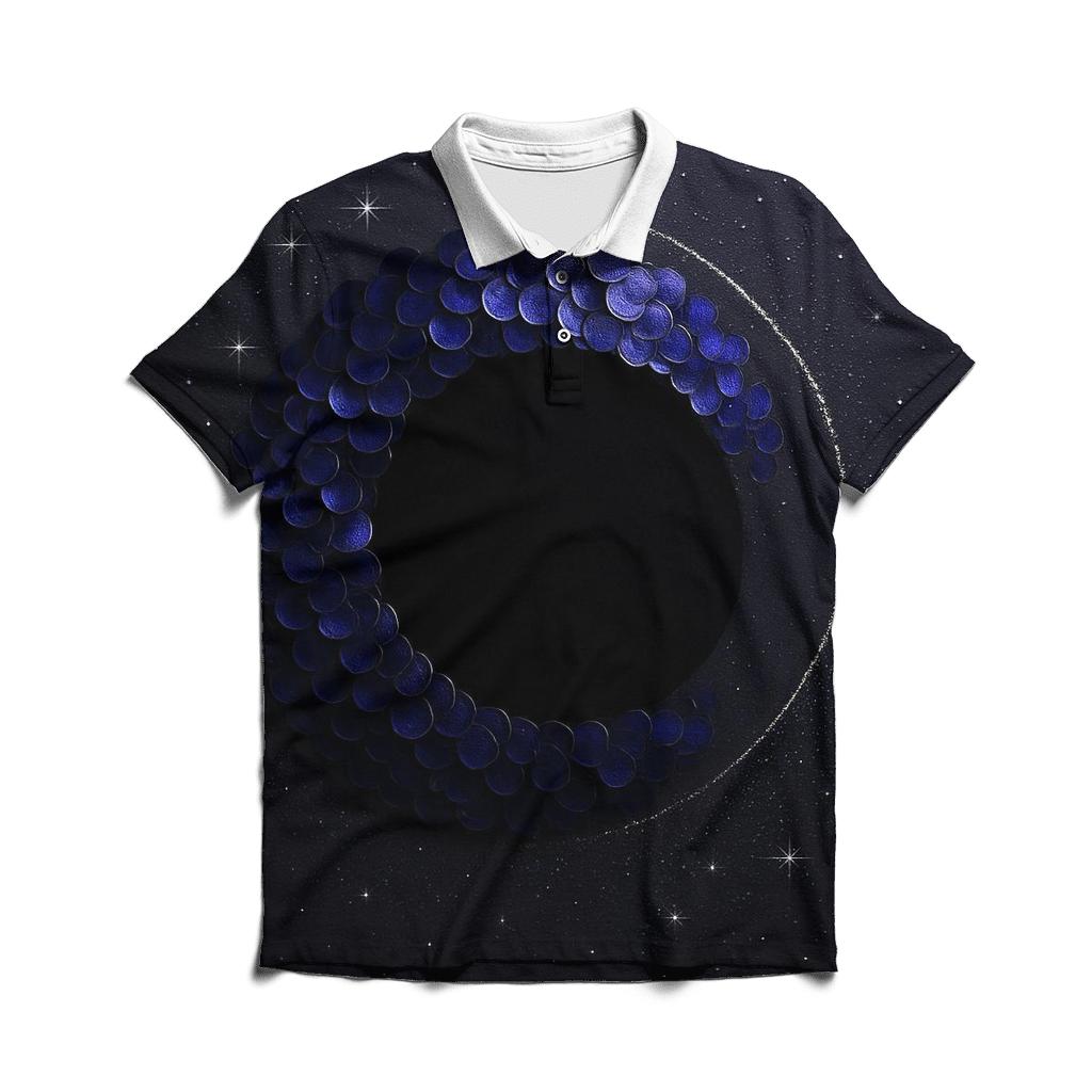 Sequin Eclipse Lattice casual sports polo shirts
