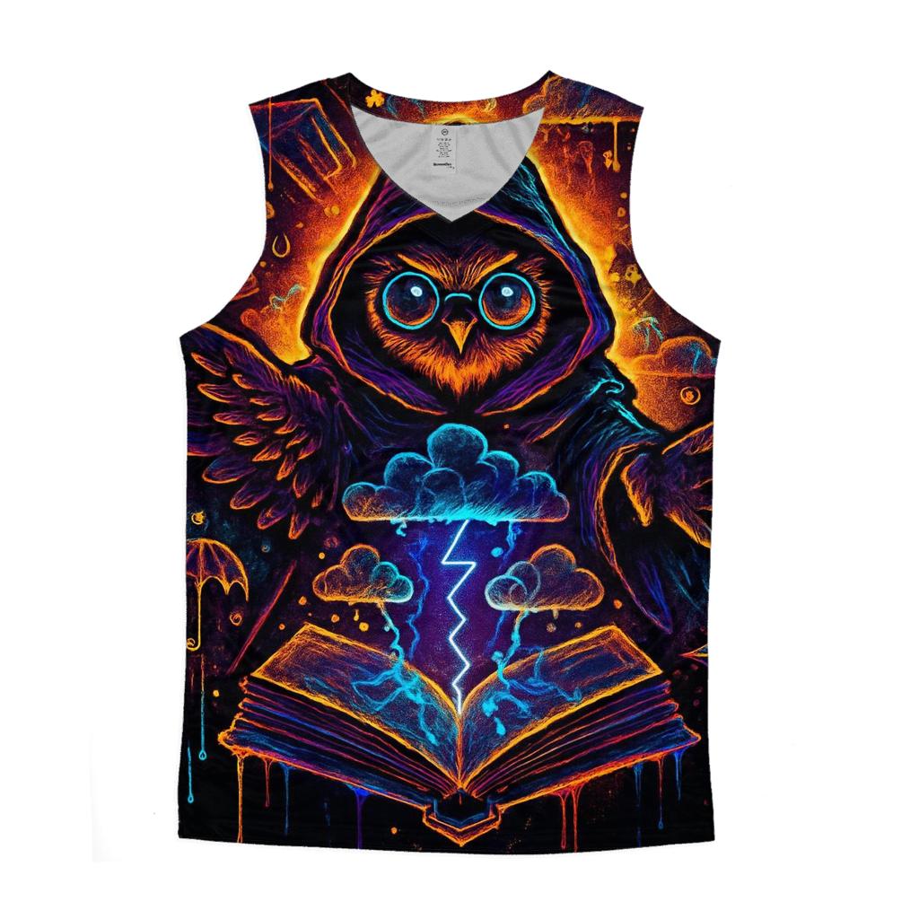 The Librarian Of Lost Weather sports performance tank tops