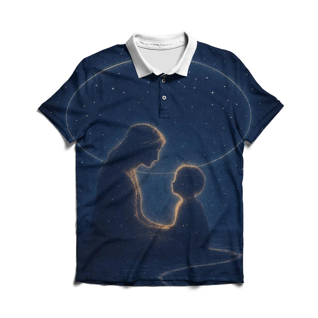 The Quiet Orbit Of Her Love classic pique polos