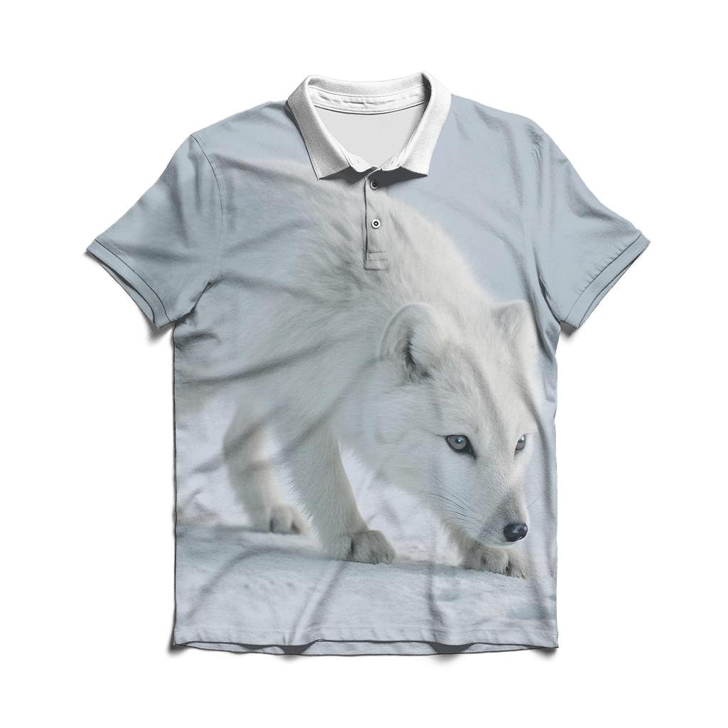 Frostline Forage Arctic Fox custom polo shirts