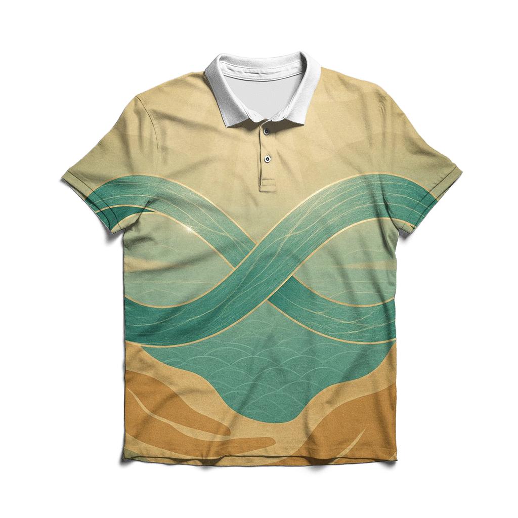 River Of Quiet Renewal casual sports polo shirts