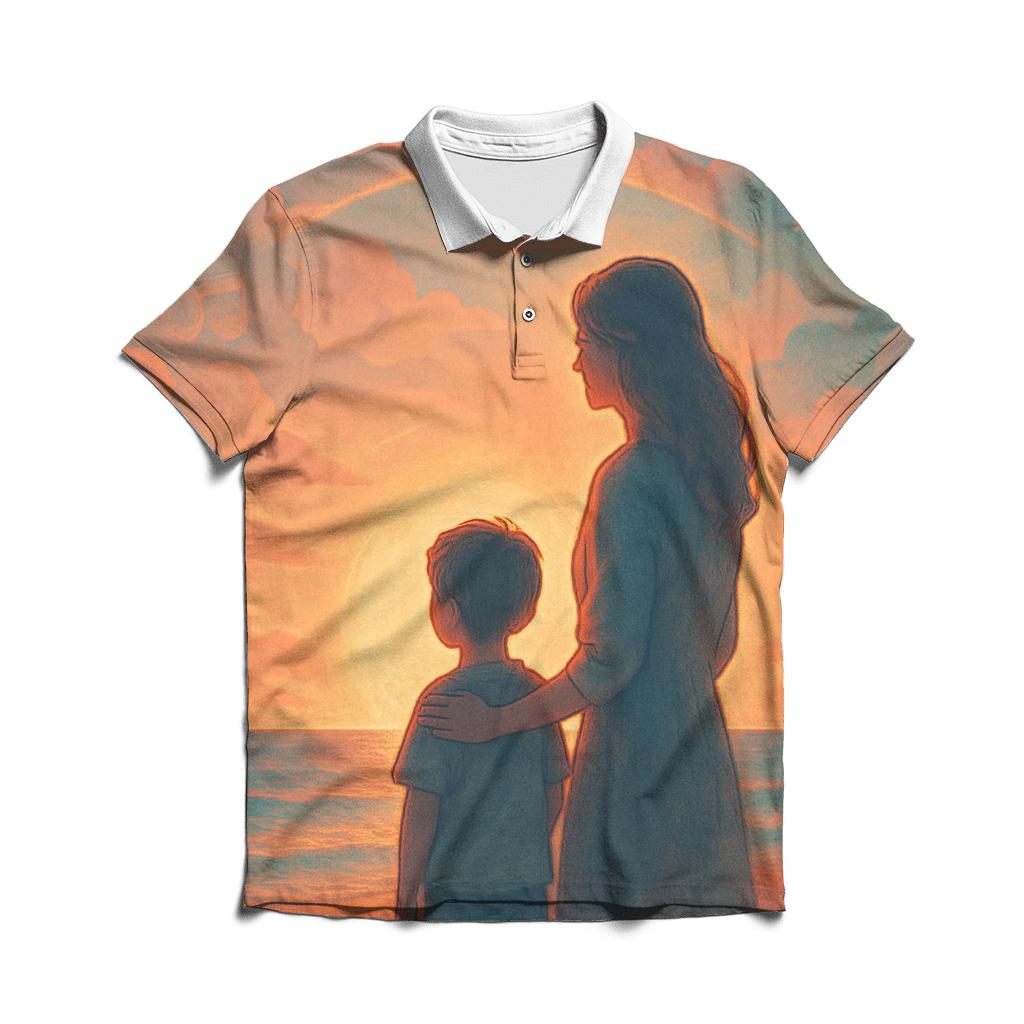 Her Heart The First Horizon casual sports polo shirts