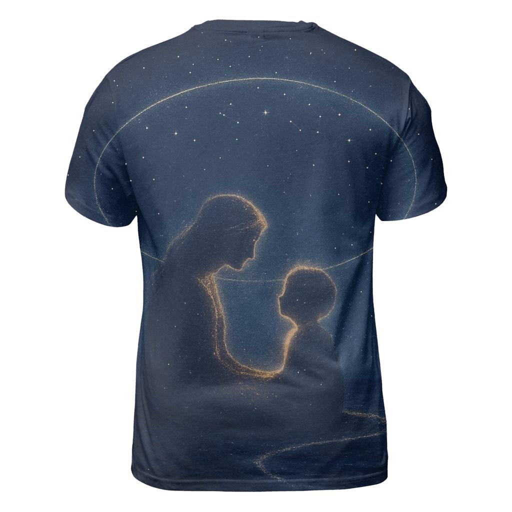 The Quiet Orbit Of Her Love custom all-over print shirts