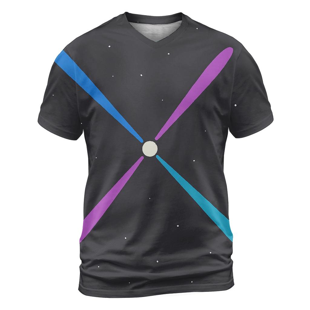 Pulsar Jet Lattice Tapestry creative print fashion shirts