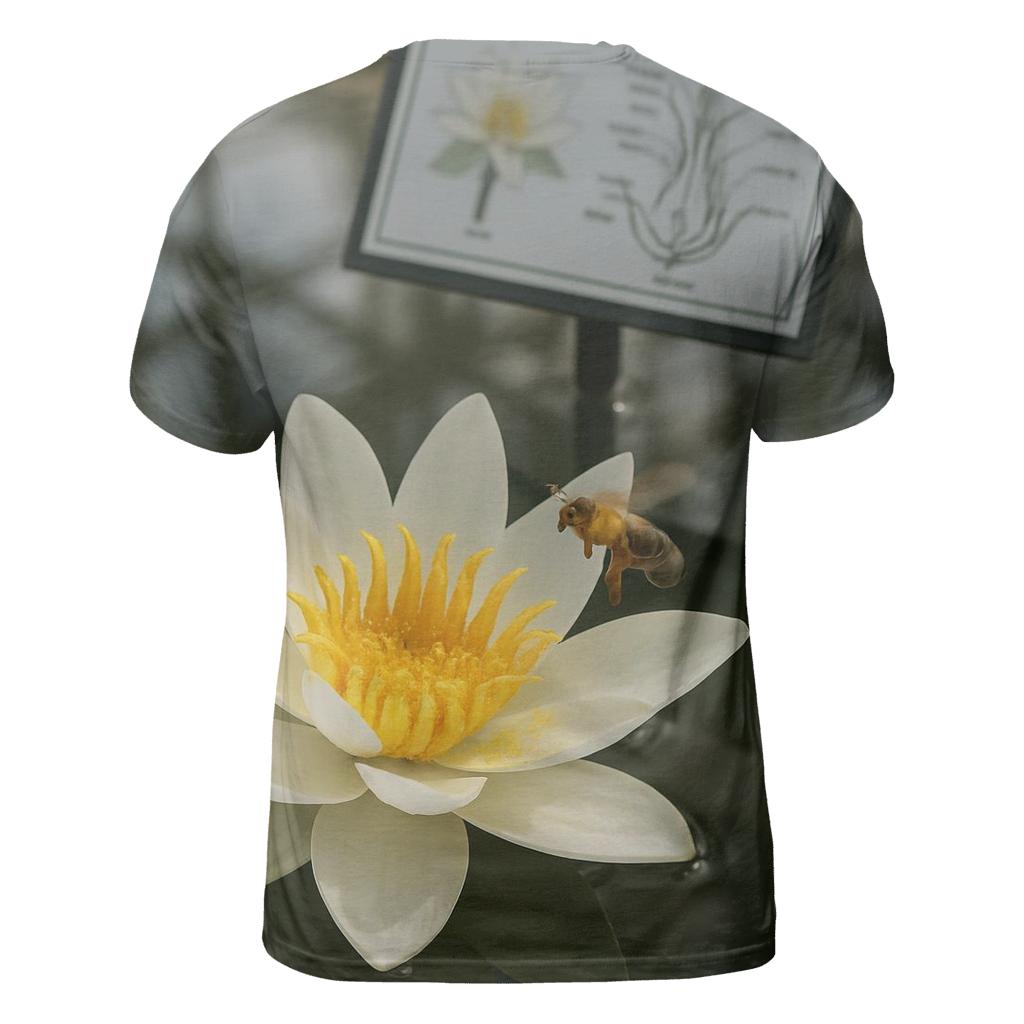 Water Lily Pollination Study In A Botanical Conservatory personalized full print shirts