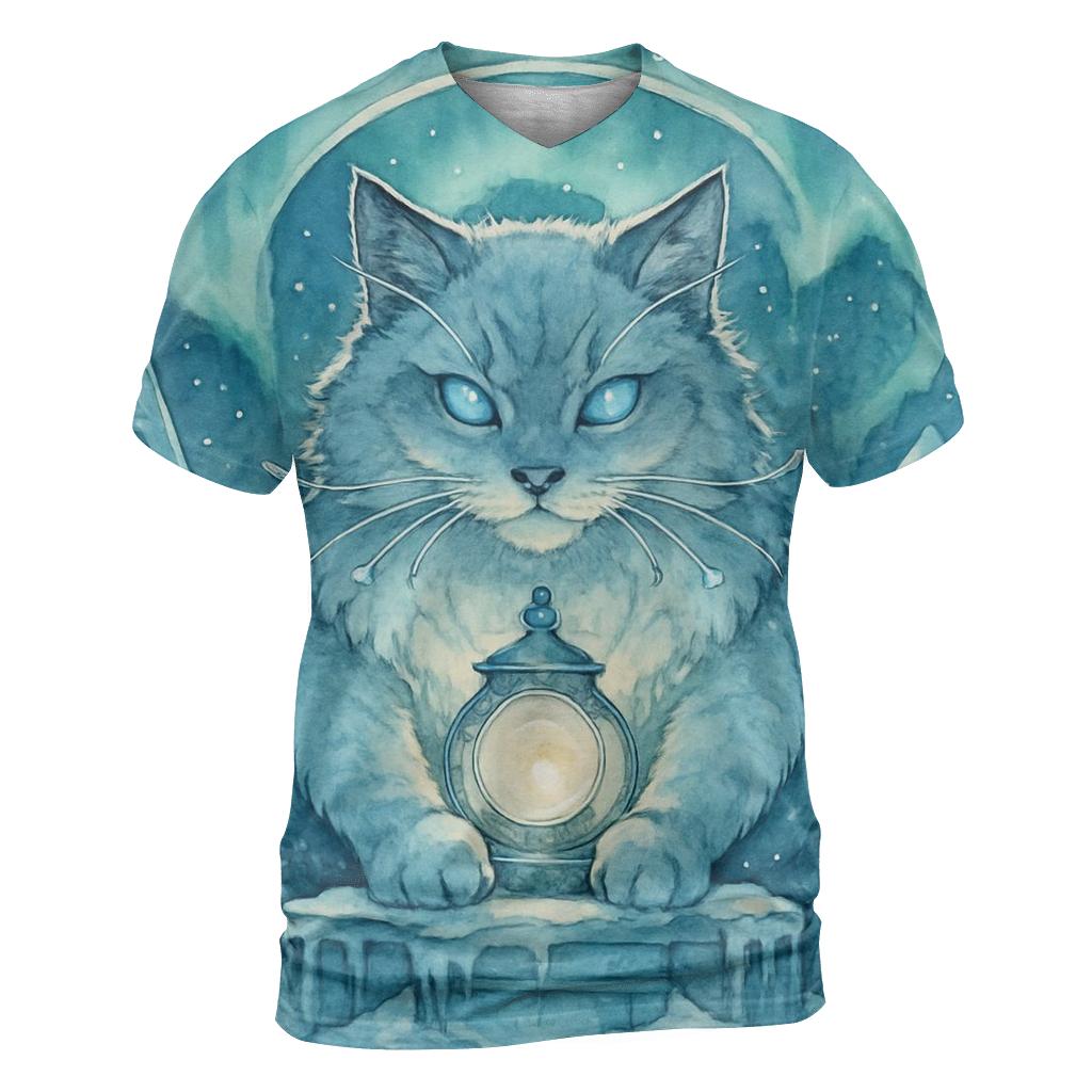 Glacier Lantern Cat Guardian personalized full print shirts